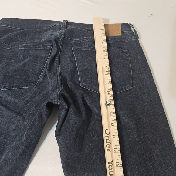 J Crew Jeans Mens 30x30 Blue 484 Straight Dark Wash Low Rise Stretch Denim - Picture 7 of 8